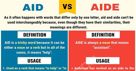 Aid Or To Aide
