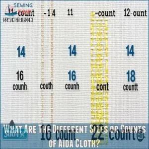 Aida Cloth Size