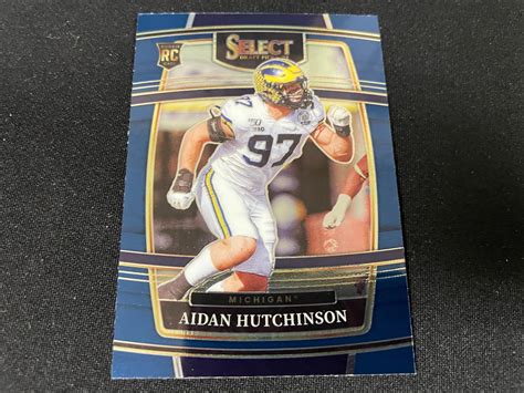 aidan hutchinson select rookie card