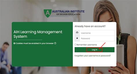 aih moodle login troubleshooting