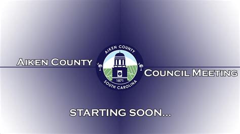 aiken county council agenda
