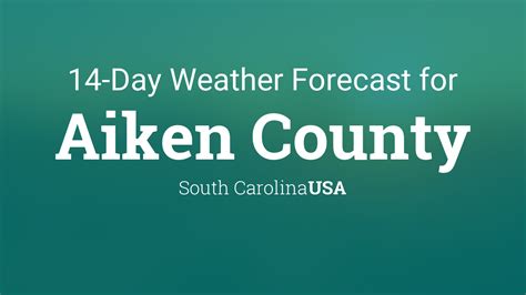 aiken county weather forecast