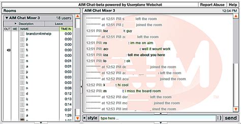 aim chat rooms 2017