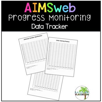 Aimsweb Progress Monitoring Line Graph Printable