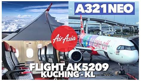 Review of Air Asia flight from Kuching to Singapore in Economy