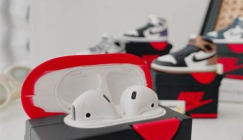 Air Jordan Airpods 3D Nike AJ1 Silicone Soft Apple pods 1 2