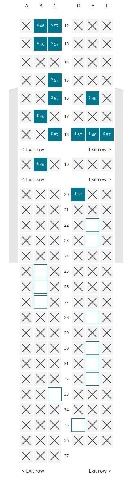 air canada seat selection