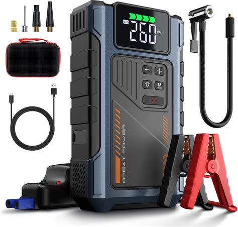 Air Compressor Jump Starter Combo