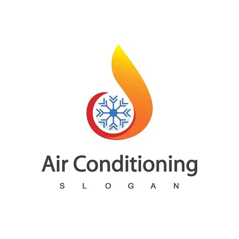 Air Conditioner Cooling Logo