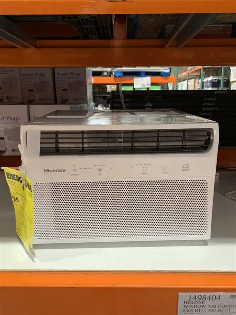 Costco Window Air Conditioner, Hisense 8000 BTU 350sq/ft Costco Fan