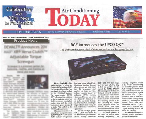 air conditioning today newspaper
