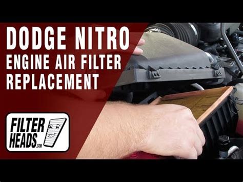 Air Filter Replacement Dodge Nitro 2007