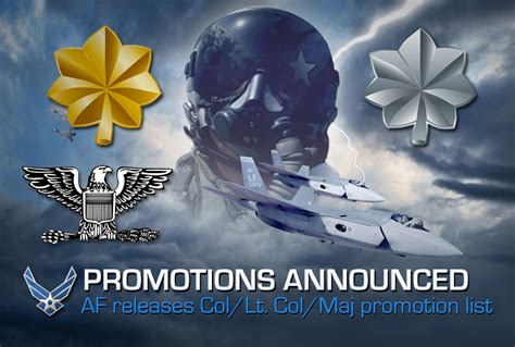 air force colonel promotion list 2023