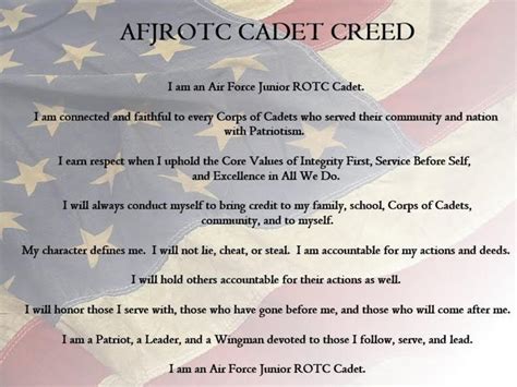 air force rotc cadet honor code