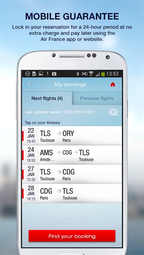 air france app not working