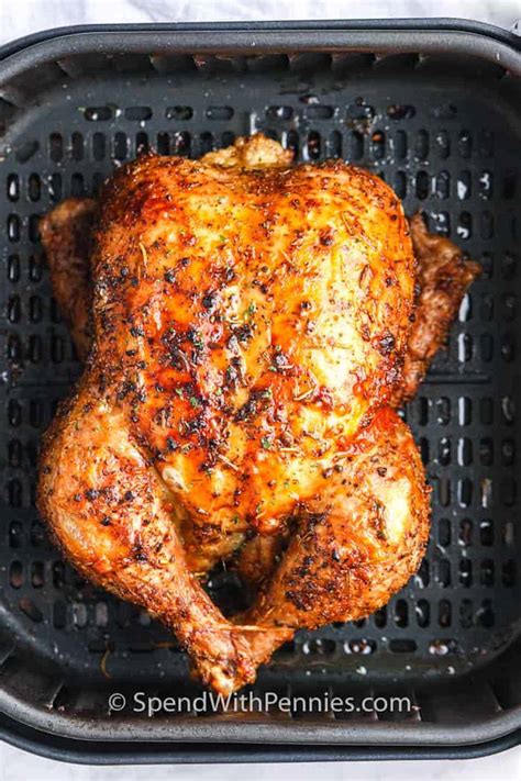 air fry whole chicken in ninja air fryer