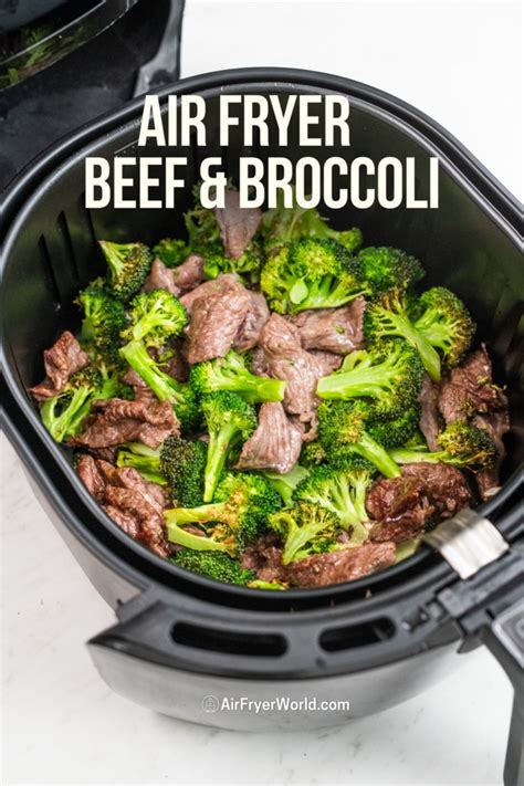 Air Fryer Broccoli Beef