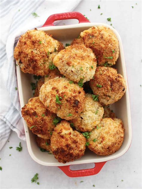 air fryer cheesy potato balls