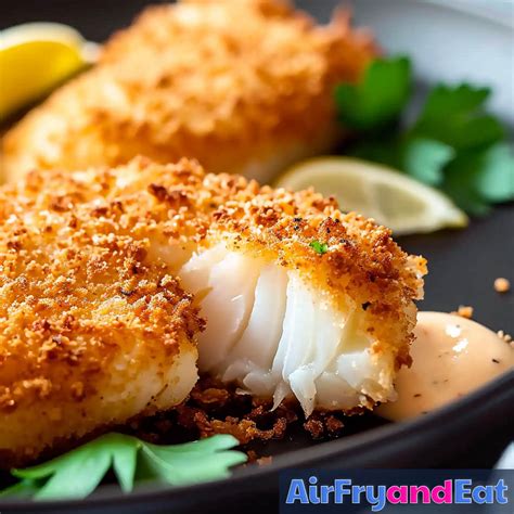 Air Fryer Cod With Panko Bread Crumbs
