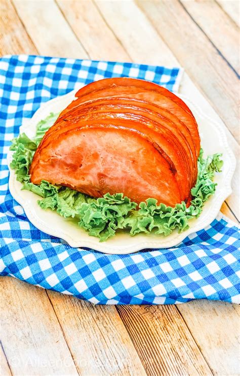 air fryer cooked ham