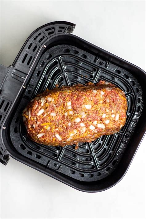 Air Fryer Meatloaf With Cheese