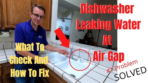Air Gap Dishwasher Leaking