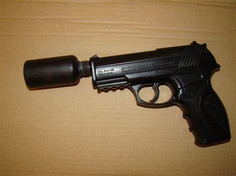 air gun with silencer