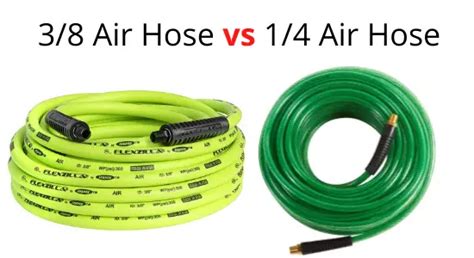air hose 3/8 vs 1/4