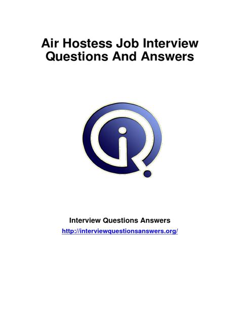 air hostess interview questions and answers pdf