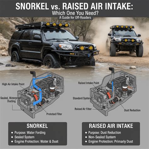 Air Intake Snorkel Difference