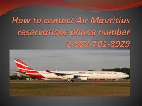 air mauritius airlines reservation number