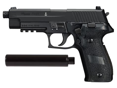 air pistol with silencer