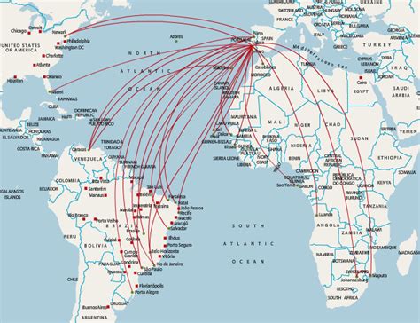air portugal airlines flight map