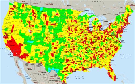 Air Quality Map Usa
