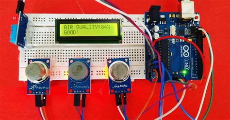 Air Quality Monitoring System Project Using Arduino