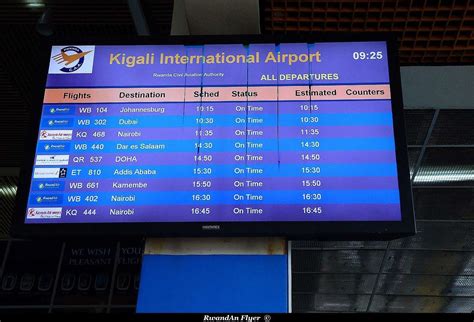 air rwanda flight schedule