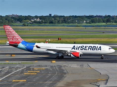 air serbia new york to serbia flight status