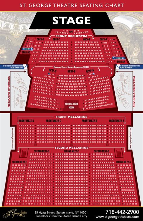 air supply st george theatre seating chart