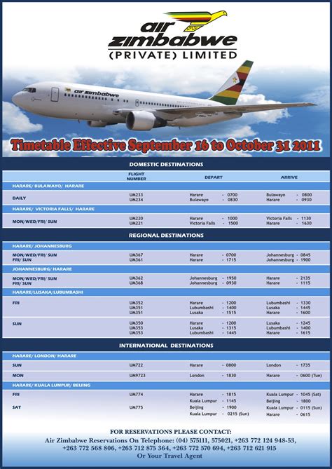 air ticket to zimbabwe