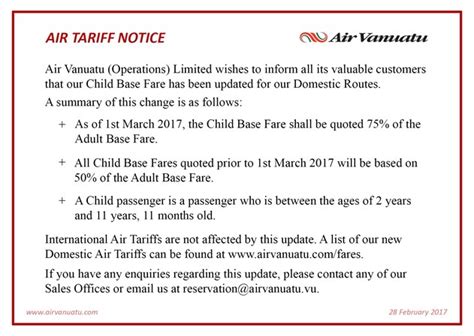 air vanuatu domestic flight schedule 2023