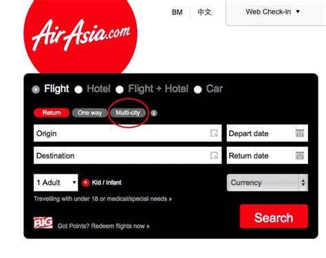 airasia booking online malaysia