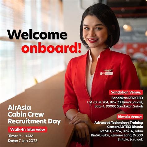 airasia cabin crew career