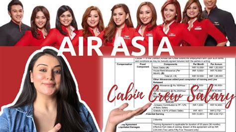 airasia cabin crew salary