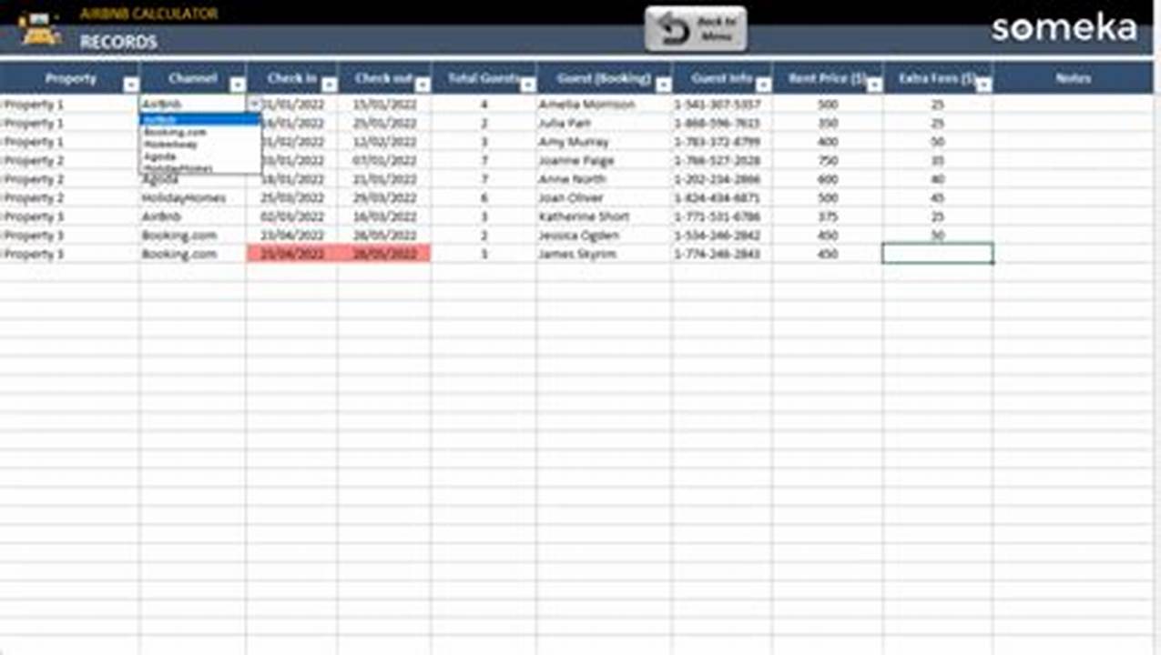 Airbnb Calculator Excel: A Comprehensive Guide for Hosts and Guests