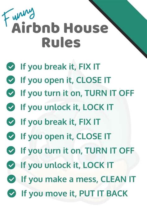 Airbnb House Rules