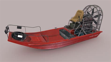airboat 3d models sketchfab