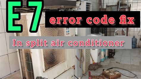 Aircon E7 Error Code
