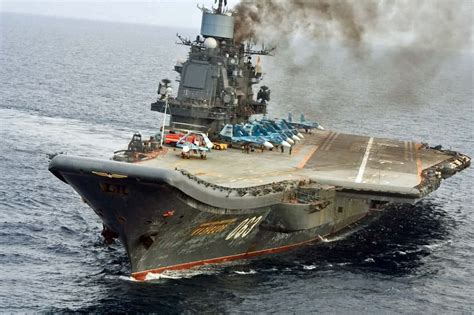 aircraft carrier breaks down
