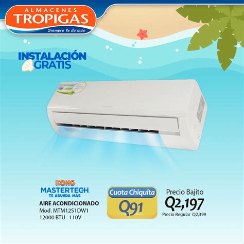 aire acondicionado guatemala precios