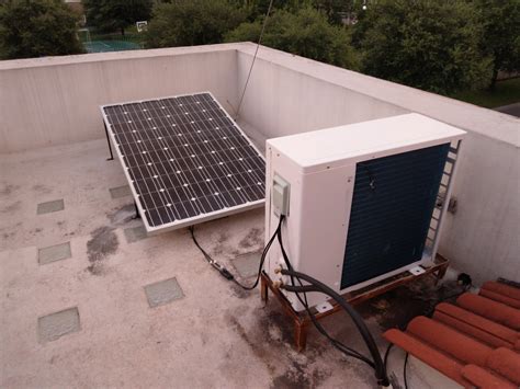aire acondicionado panel solar
